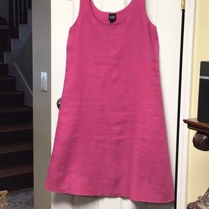 Pink/fascia Eileen Fisher dress LINEN